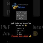 Only 1 Python Coders Can Answer This Programming Python Coding Challenge