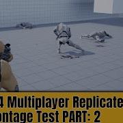 UE4 Multiplayer Replicated Death Montage Test PART 2