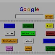 Search Engine Python Tkinter GUI Application
