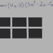 Multiplying Polynomials Using The Area Model