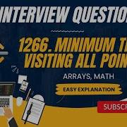 1266 Minimum Time Visiting All Points Apple O N Easy Explanation Leetcode