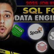 SQL For Big Data Engineering Full Course 2025