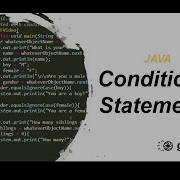 JAVA Using Conditional Statements