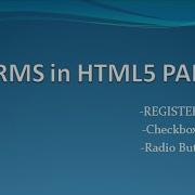 HTML Tutorials For Beginners 14 How To Make Register Form With Radio Checkbox Button