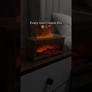 Artificial LED Fireplace With Realistic Log Wood Burning Gadgets