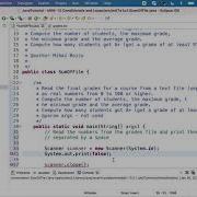 Java M07GA1P1 Grades Analysis