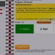 Conditional Discrimination 3 Taking Data And Counterbalancing