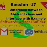 17 Session 17 Core Java FullStack Course Java Difference Between Abstract Interface