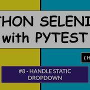 Selenium Python Hindi Tutorial 8 Handle Static Dropdown