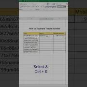 How To Separate Text Number In Excel Tutorials Com Excel