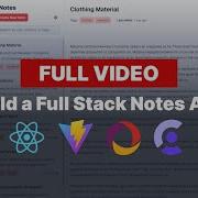 Build A Full Stack Notes App In 5 Hours Using React Vite Convex And Clerk