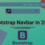 Customize Bootstrap4 Navbar Tutorial 2020