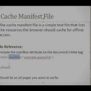 HTML5 Advance Features HTML5 APPLICATION CACHE
