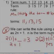 Chapter 9 3 Patterns And Tables