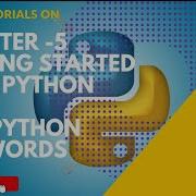 Chapter 5 Getting Started With Python Computer Science Class XI CBSE RBSE Board Python Keywords