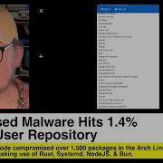 Вредоносное ПО на языке Rust поразило 1 4 пакетов Arch User Repository