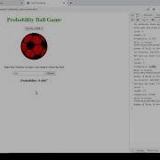 Probability Game Using HTML CSS And JavaScript