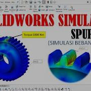 TUTORIAL SOLIDWORKS SIMULATION RODA GIGI GEAR STRESS ANALYSIS