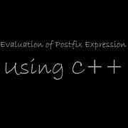 C Evaluate Postfix