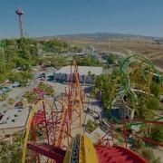 Wonder Woman Flight Of Courage Front Seat On Ride POV Six Flags Magic Mountain