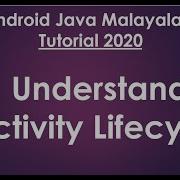 Android Java Malayalam Tutorial 2020 08 Activity Lifecycle Methods