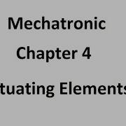 Actuating Elements From Mechatronics MEC