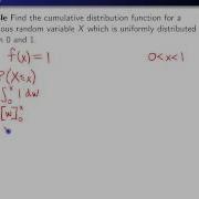 Cumulative Distribution Functions Example 3