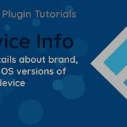 Flutterdev Plugin Device Info