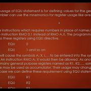 Symbol Defining Statement MOD1 SS CD
