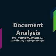MATT Assignment Document Analysis