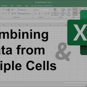 Combining Data From Multiple Cells In Excel