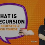 What Is Recursion ISC Semester 2 Crash Course Java Sadaf Khan