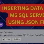 Как вставить данные в SQL Server на C WinForms NET Visual Studio 2026