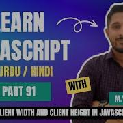 Learn Javascript Part 91 Client Width Client Height In Javascript Yazdan Haider 2024