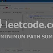 Разбор задачи 64 Leetcode Com Minimum Path Sum Решение на C