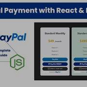How To Integrate PayPal Payment Gateway In React Js And Node Js PayPal Integration In React Js