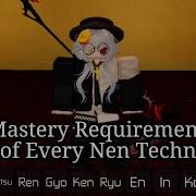 Every Mastery Requirement Of All Nen Techniques Their Buffs A Hunter S Dream