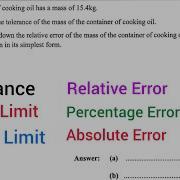 Approximations Made Easy Absolute Relative Percentage Error 2025 GCE Maths Paper 1 Prep