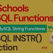 MySQL Functions MySQL String Functions MySQL INSTR Function 10 94 W3Schools SQL Functions