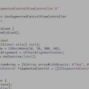How To Use The UISegmentedControl
