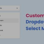 Custom Dropdown Select Menu In HTML CSS JavaScript