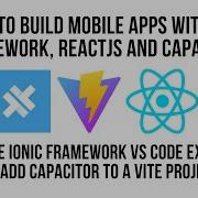 Using Ionic Framework VS Code Extension To Add Capacitor To Vite React JS Project