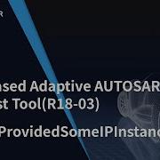 Web Based Adaptive AUTOSAR Manifest Tool R18 03 Part 7 ProvidedSomeIPInstance
