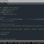 Social Website From Scratch Part 29 User Signup Class Continued OOP PHP With MYSQL Database