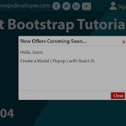 Modal In React Bootstrap Tutorial React Modal