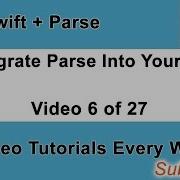 Integrate Parse Into Swift App