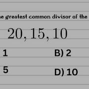 How To Find The Greatest Common Divisor GCD
