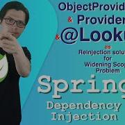 Scope Widening Problem Reinjection Solutions Dependency Injection Spring Tutorial Ch1 E21