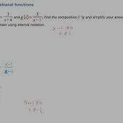 Composition Of Two Rational Functions