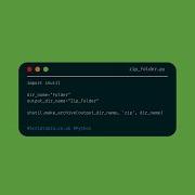 Python Shutil Create A Zip Folder Archive Of A Directory